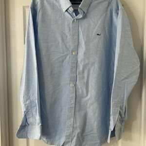 Vineyard Vines Sky Blue Casual Button-Down Shirt